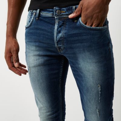 Faded blue wash Jack & Jones slim fit jeans